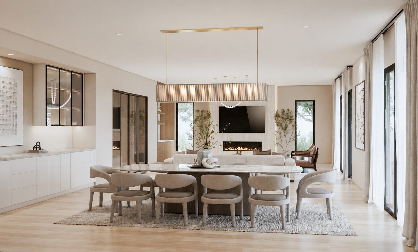718 Belden Dr, Lot 2 - DINING AREA TO LIVING AREA 1