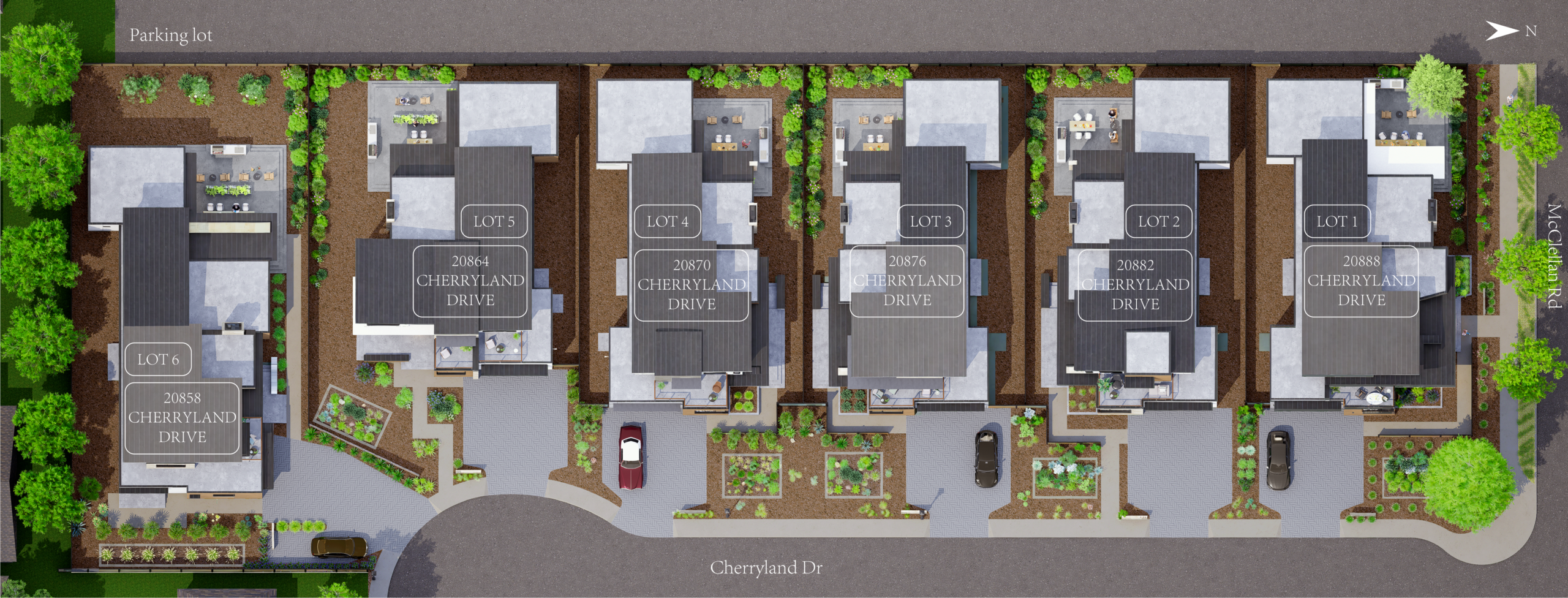 The Meridian at McClellan Sitemap