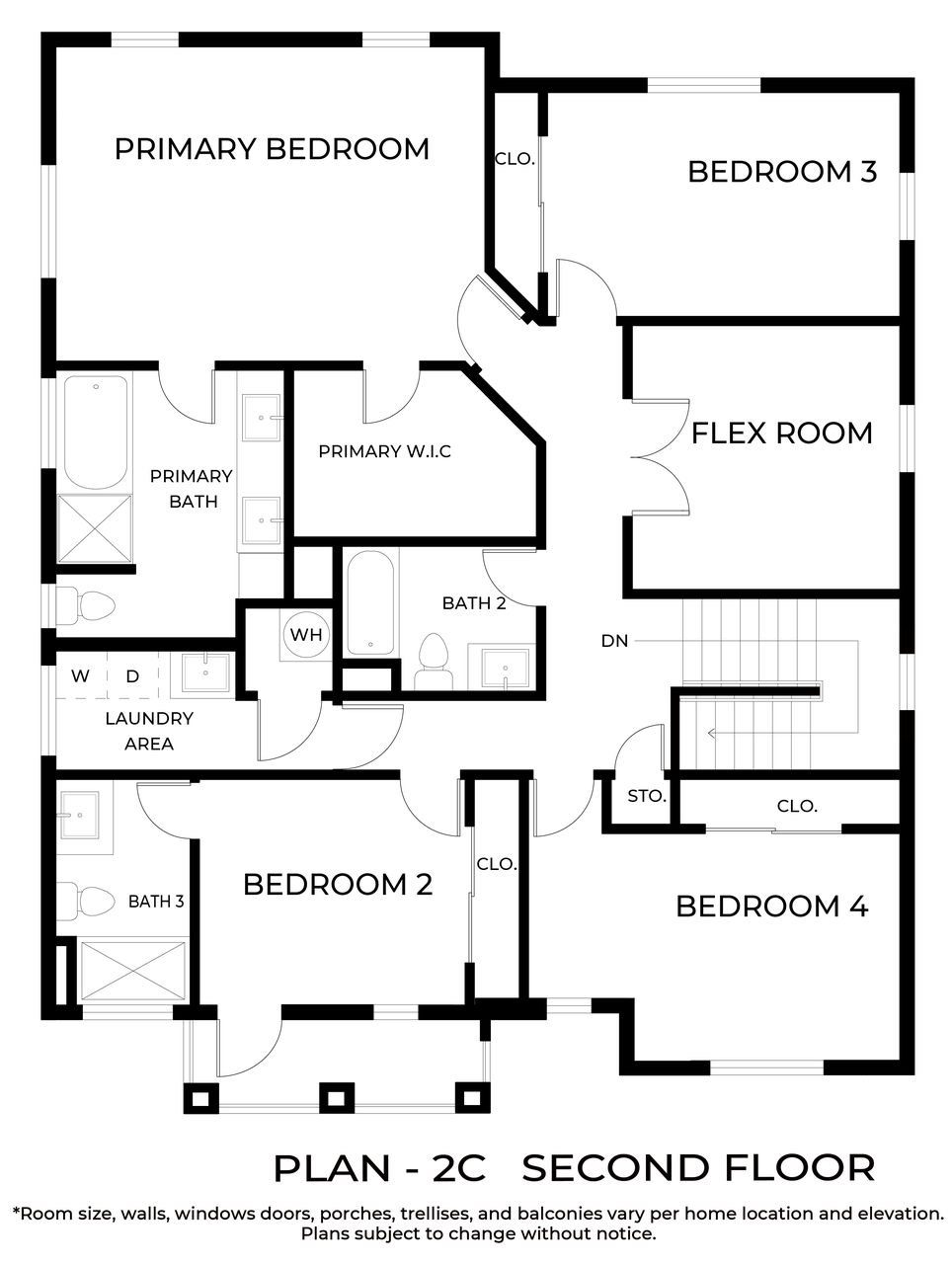 Plan 2C - Second Floor