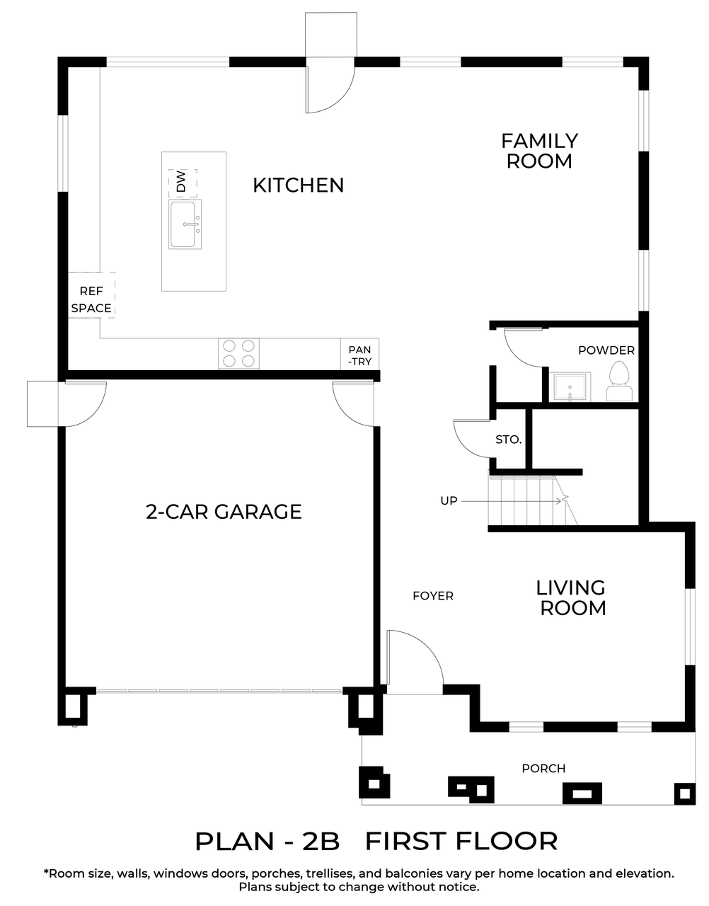 Plan 2B - First Floor