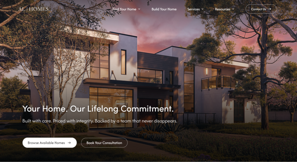 ALHOMES homepage