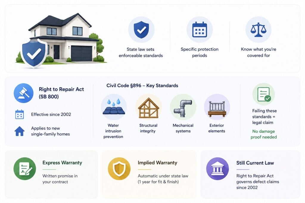 California New Construction Warranty Law